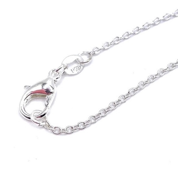 Lips And Lipstick Necklace Silver Tone Rhinestones Makeup Artist - Picture 7 of 7